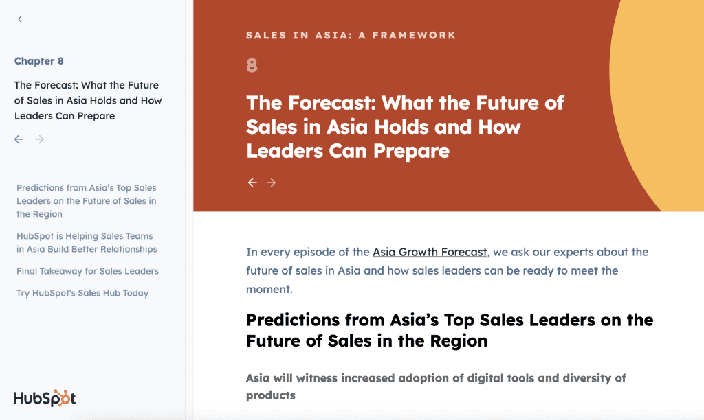Sales in Asia Guide. Source: Hubspot
